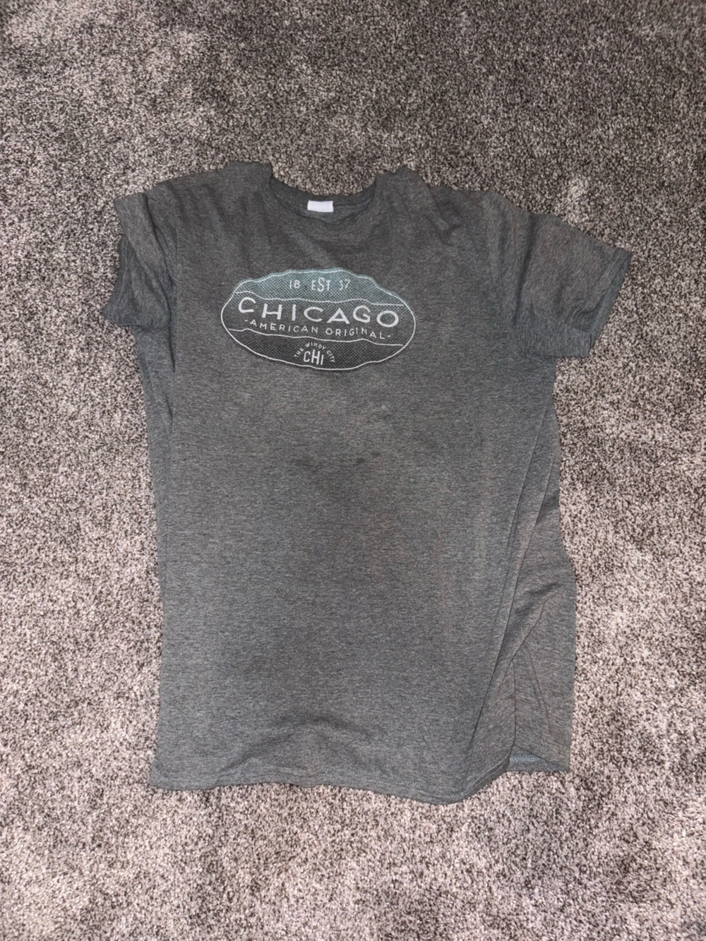 Chicago Graphic Short-Sleeve T-Shirt - Gray